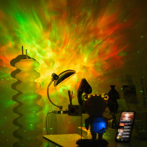 Fulltem Astronaut Galaxy Projector Night Light Space Starry Nebula lamp with Timer & Remote