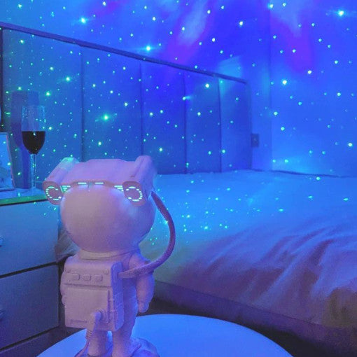 Fulltem Astronaut Galaxy Projector Night Light Space Starry Nebula lamp with Timer & Remote
